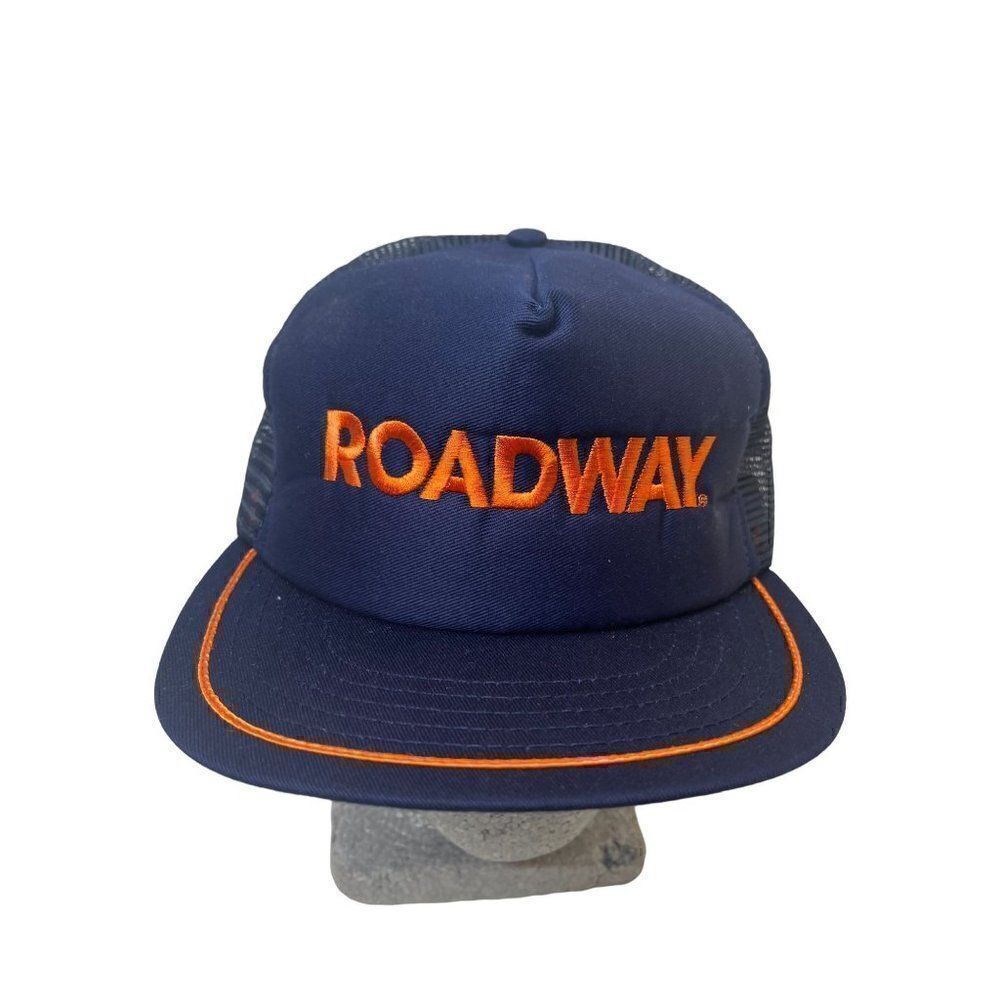 Vintage Roadway Swingster‎ Trucker Hat Snapback Retro Made in USA
